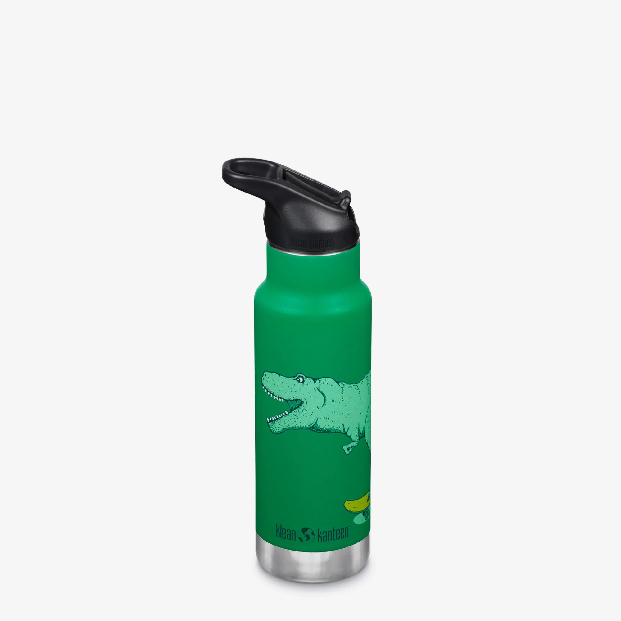 12 oz Classic Kid's Insulated Water Bottle with Flip Seal Sport Cap and Straw