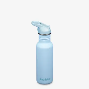 18 oz Classic Water Bottle with Flip Seal Sport Cap and Straw