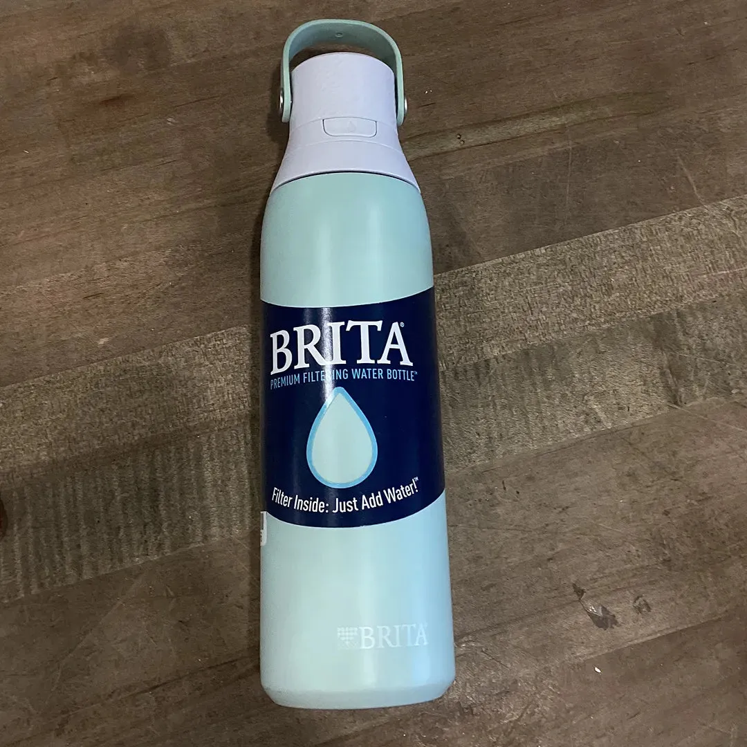 20oz Premium Double Wall Stainless Steel Insulated Filtered Water Bottle - Light Blue(See Description)