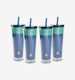 24 oz Color-Changing Axel Tumbler blue (pack of 4)