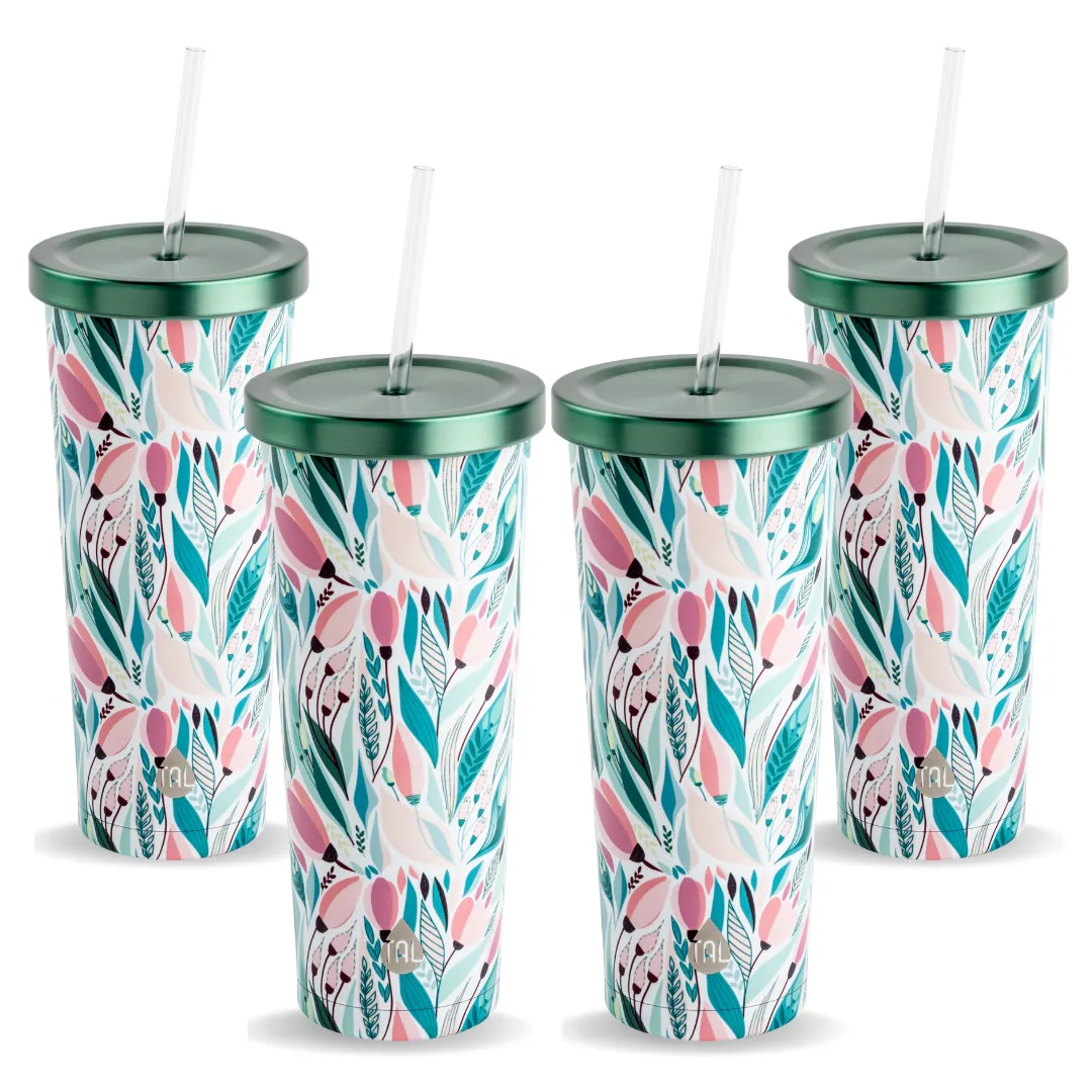 24oz Fashion Tumbler Tropical (pack of 4)