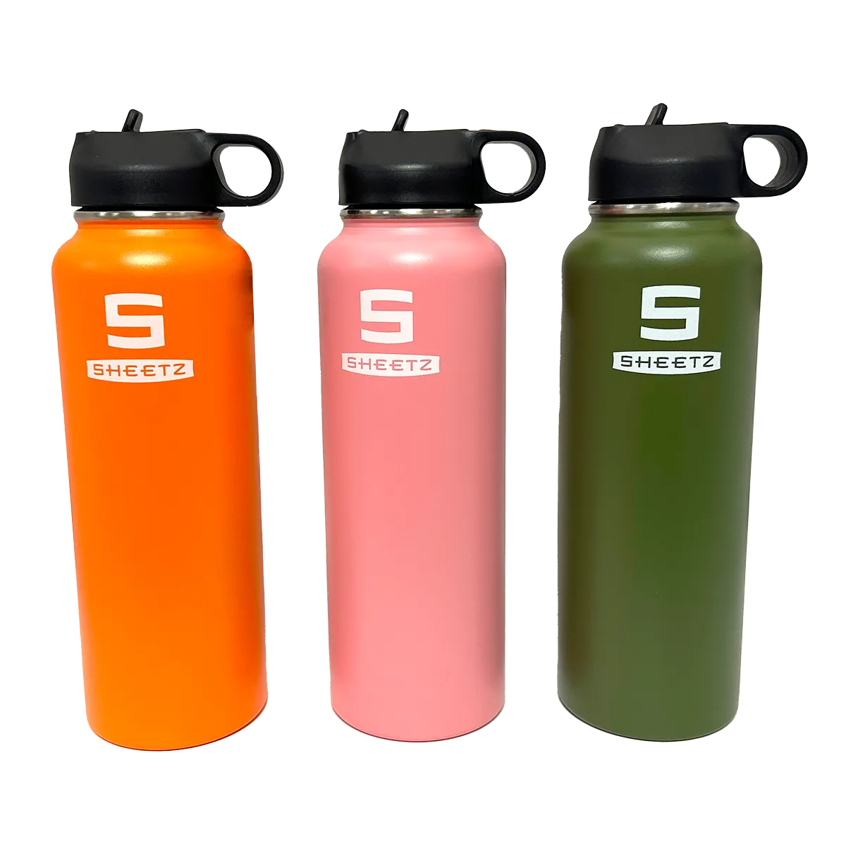 32 oz Insulated Stainless-Steel Printed Bottle Assortment Floor Display - 24 Pieces Per Retail Ready Display 88493