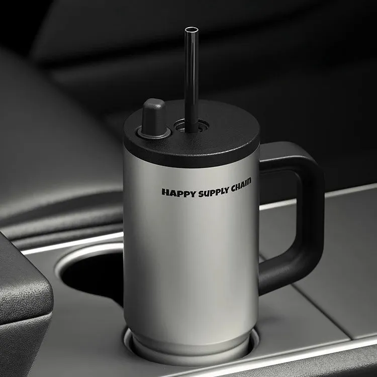 710ml STAR  Insulated Tumbler with Ceramic Coating – Leakproof, Portable, & Durable for Office and Travel