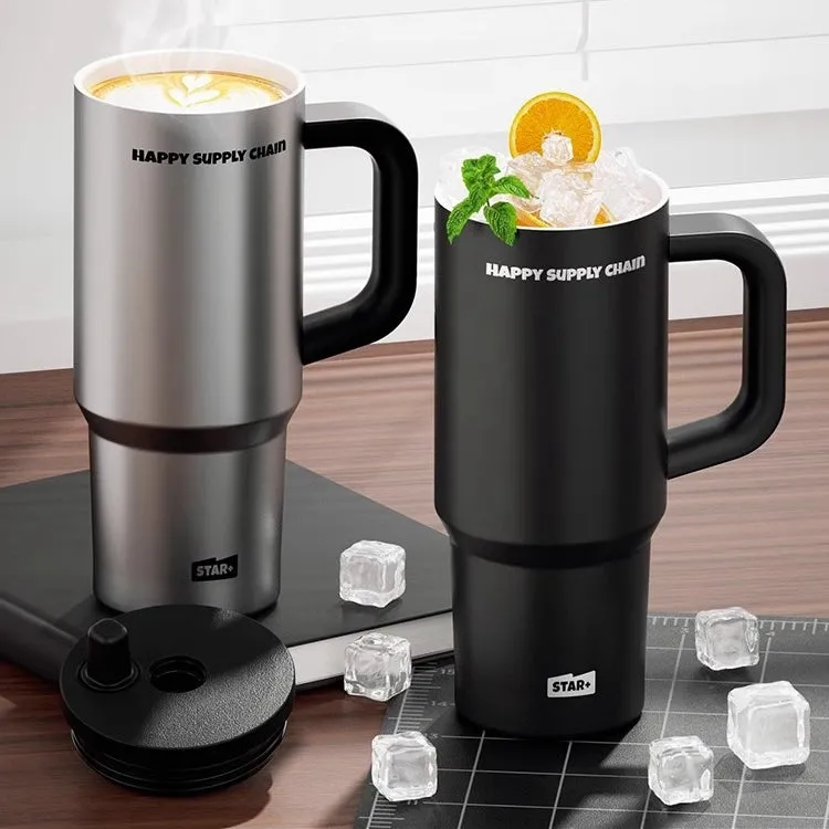 710ml STAR  Insulated Tumbler with Ceramic Coating – Leakproof, Portable, & Durable for Office and Travel