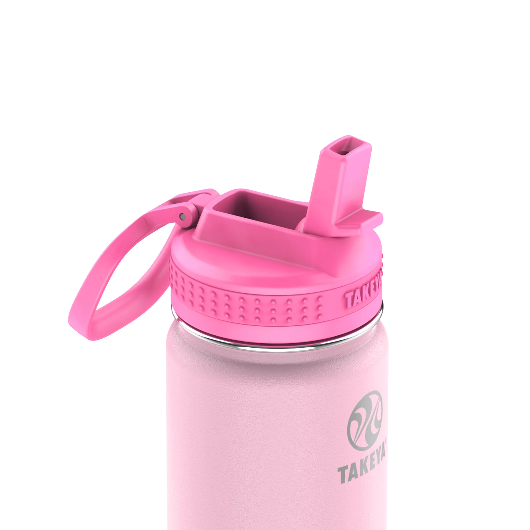 Actives Kids Glow In The Dark Water Bottle With Straw Lid