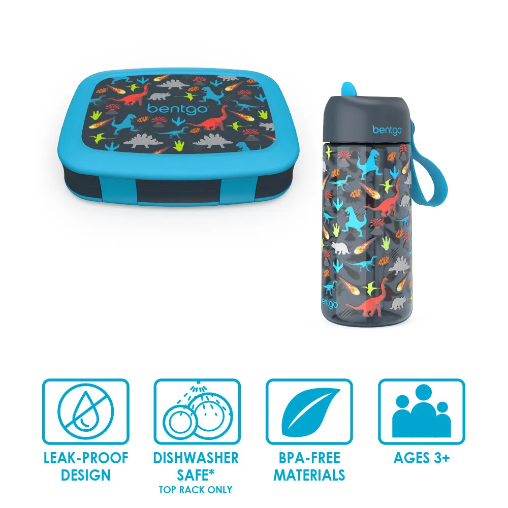 Bentgo Kids Prints Lunch Box & Water Bottle