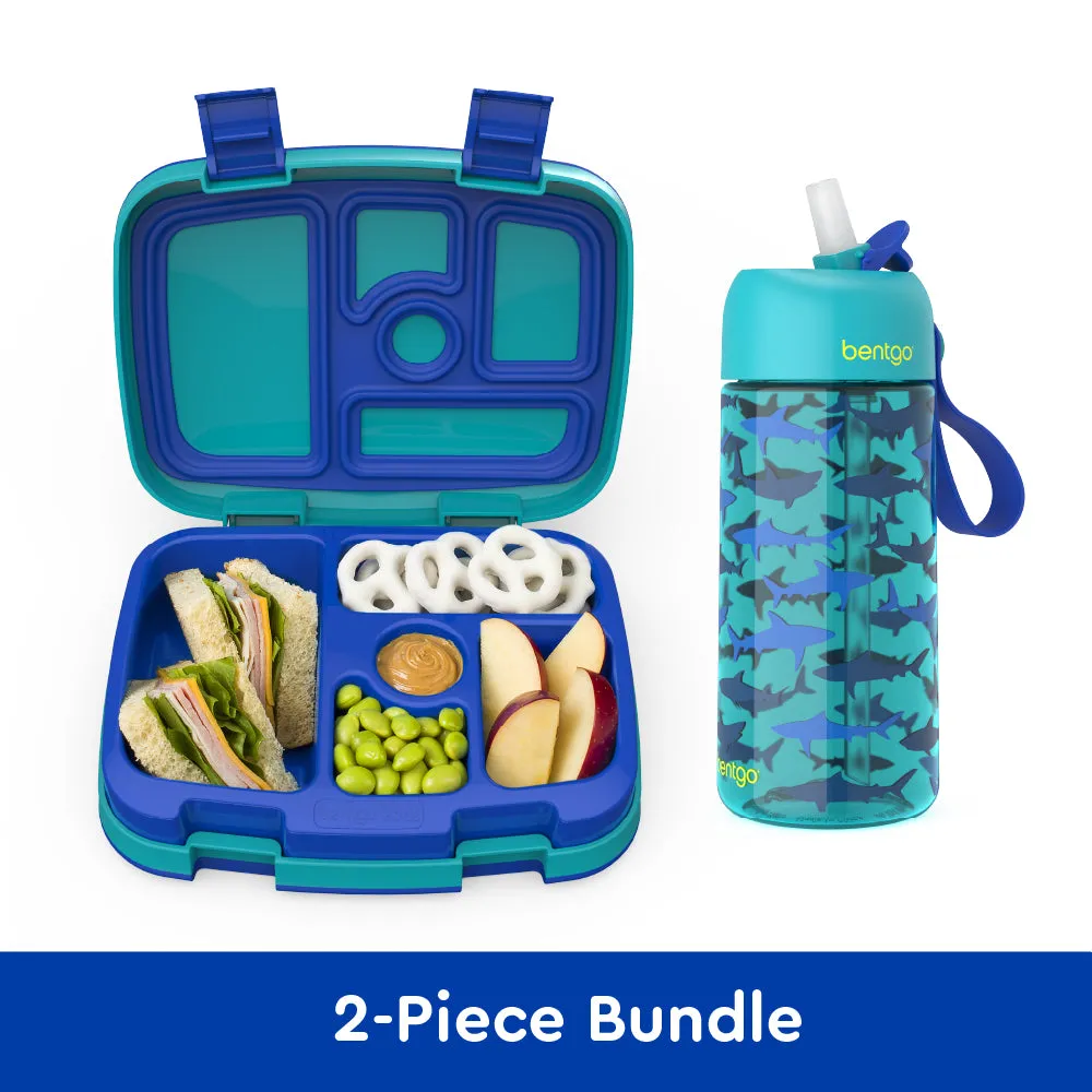 Bentgo Kids Prints Lunch Box & Water Bottle