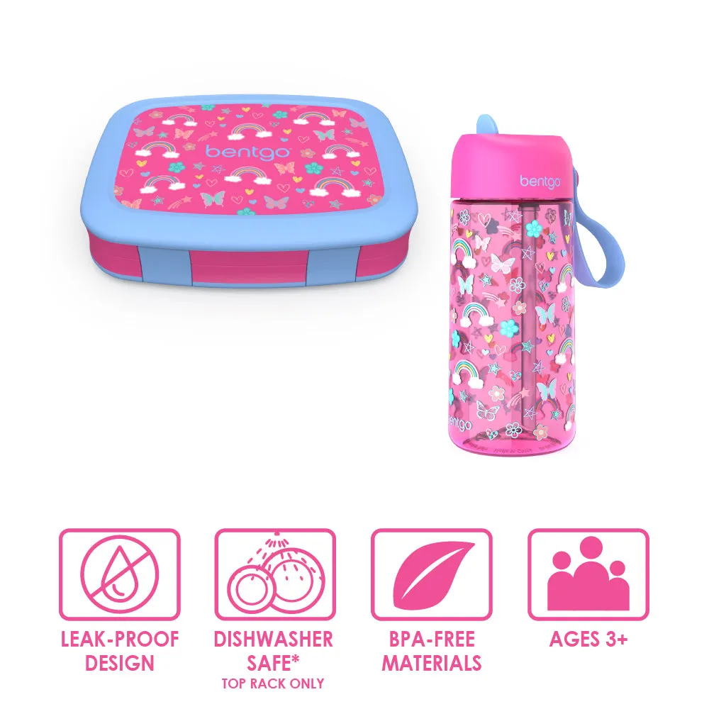 Bentgo Kids Prints Lunch Box & Water Bottle