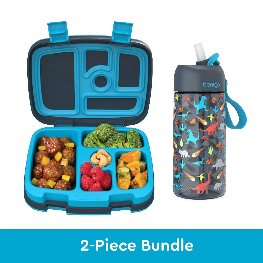 Bentgo Kids Prints Lunch Box & Water Bottle