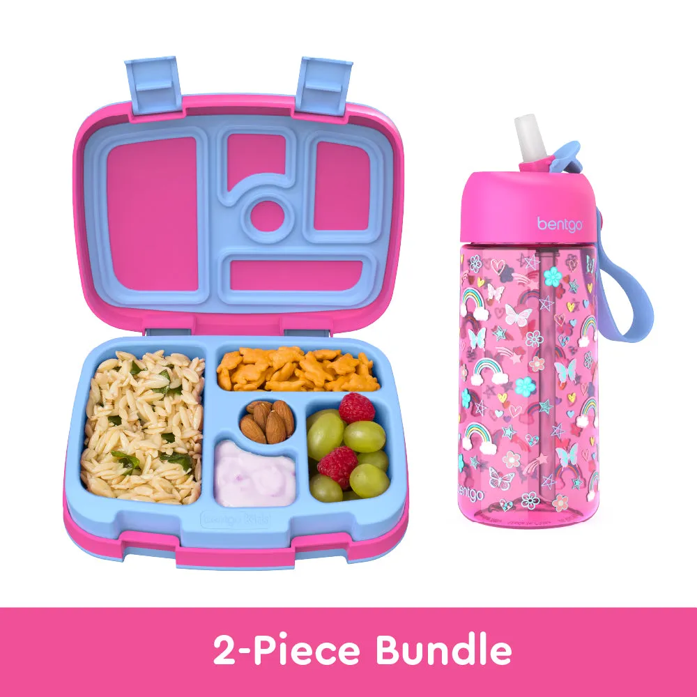 Bentgo Kids Prints Lunch Box & Water Bottle