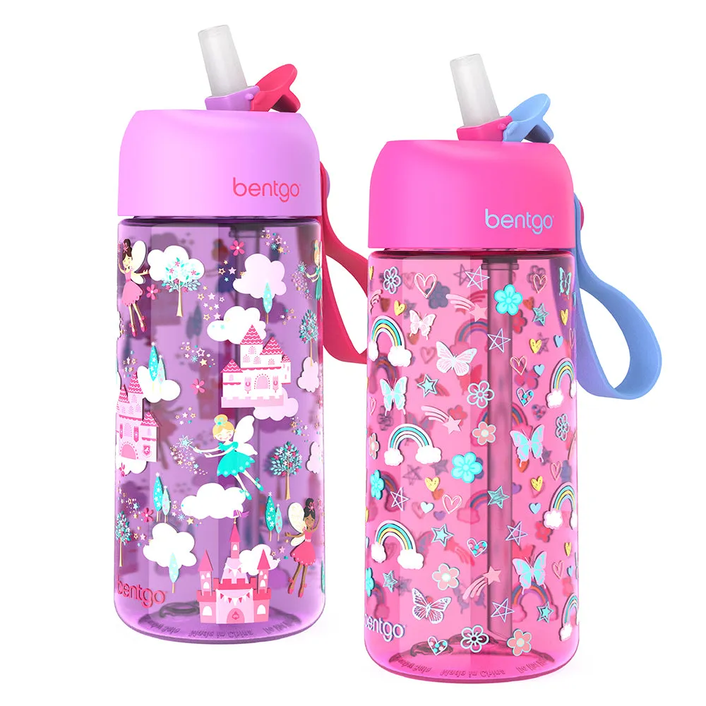 Bentgo Kids Prints Water Bottle (2-Pack)