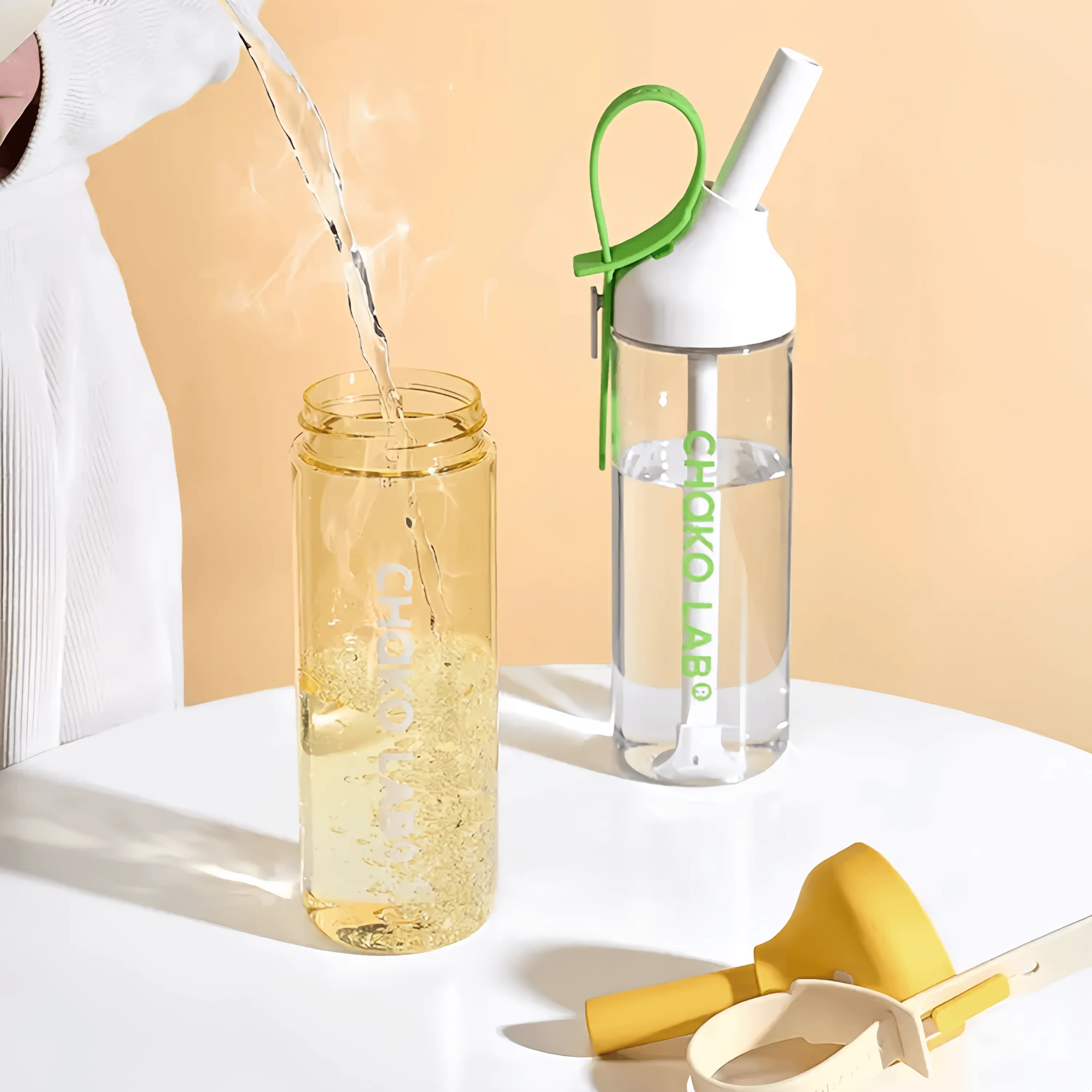 Chako Lab 888ml Large-capacity Summer Sports JOJO Straw Water Bottle New 2024