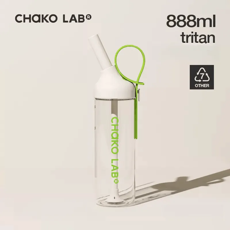 Chako Lab 888ml Large-capacity Summer Sports JOJO Straw Water Bottle New 2024
