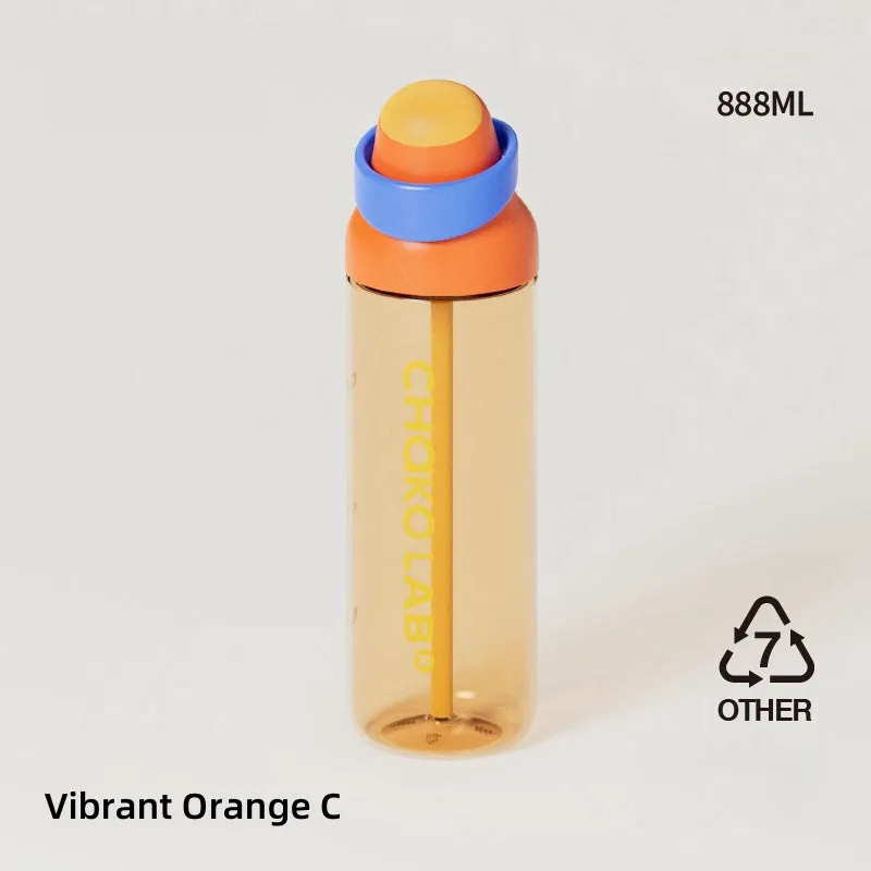 Chako Lab KaDa Bottle – Dual Drinking Mode Sports Water Bottle, 888ml, Tritan BPA-Free, Leak-Proof Design