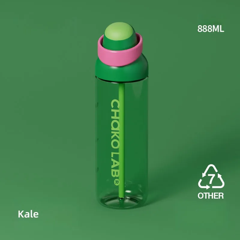 Chako Lab KaDa Bottle – Dual Drinking Mode Sports Water Bottle, 888ml, Tritan BPA-Free, Leak-Proof Design