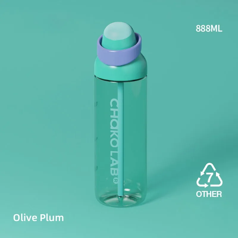 Chako Lab KaDa Bottle – Dual Drinking Mode Sports Water Bottle, 888ml, Tritan BPA-Free, Leak-Proof Design