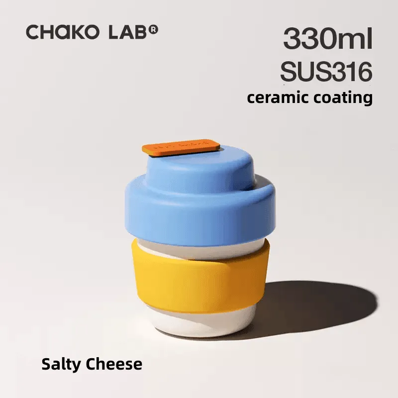 Chako Lab Kettle Ceramic Insulated Caffee Mug Water Bottle