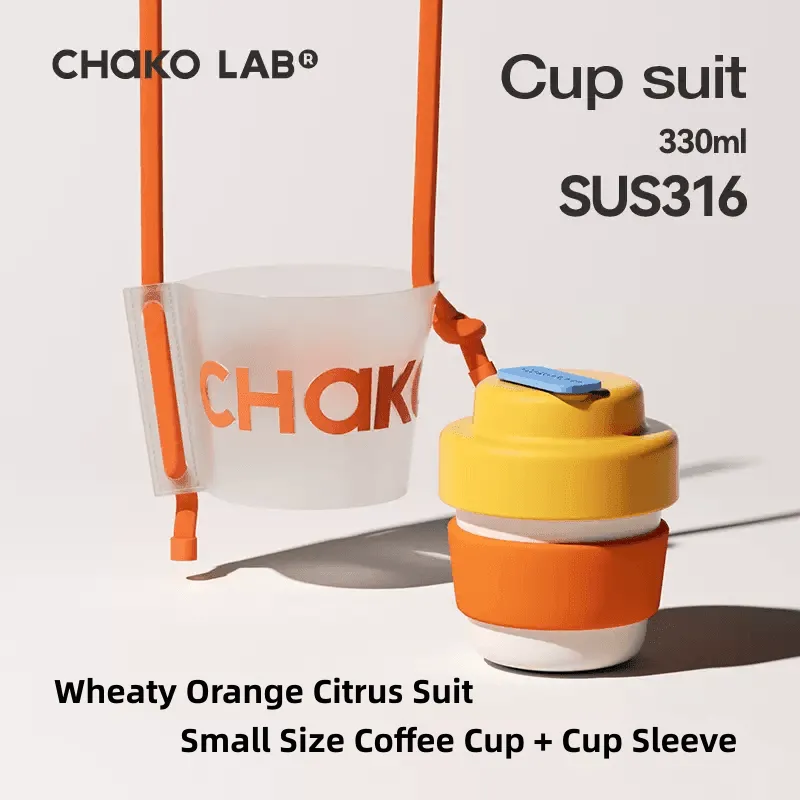 Chako Lab Kettle Ceramic Insulated Caffee Mug Water Bottle