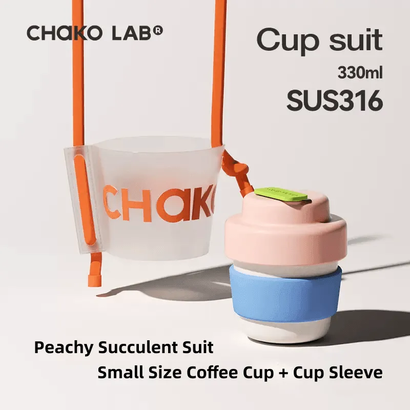 Chako Lab Kettle Ceramic Insulated Caffee Mug Water Bottle