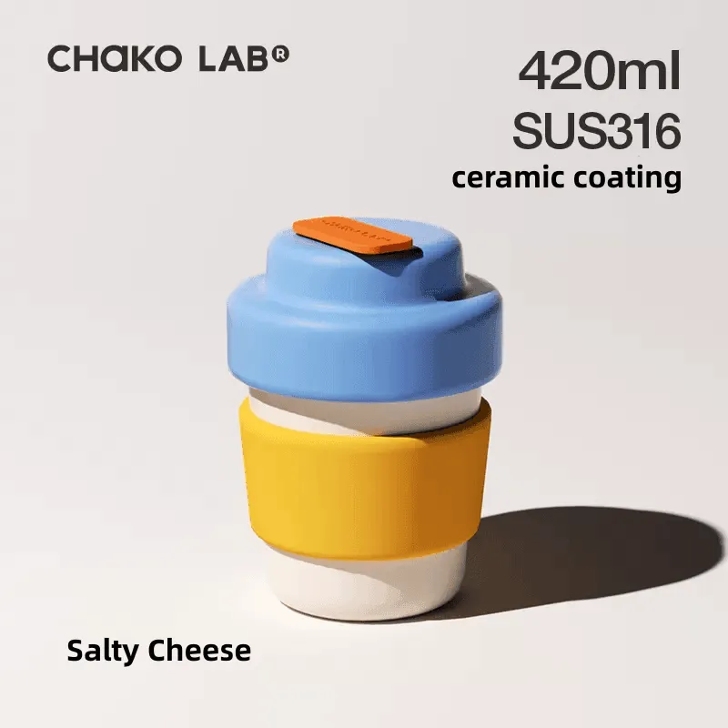 Chako Lab Kettle Ceramic Insulated Caffee Mug Water Bottle