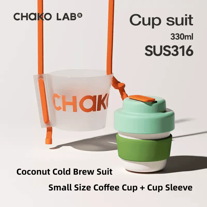 Chako Lab Kettle Ceramic Insulated Caffee Mug Water Bottle