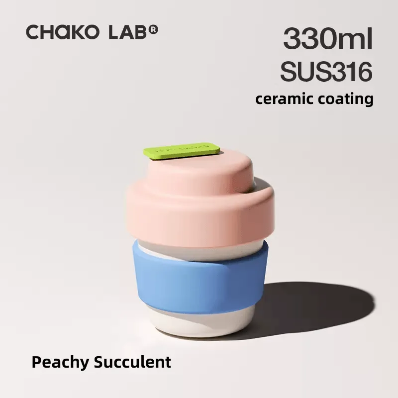 Chako Lab Kettle Ceramic Insulated Caffee Mug Water Bottle