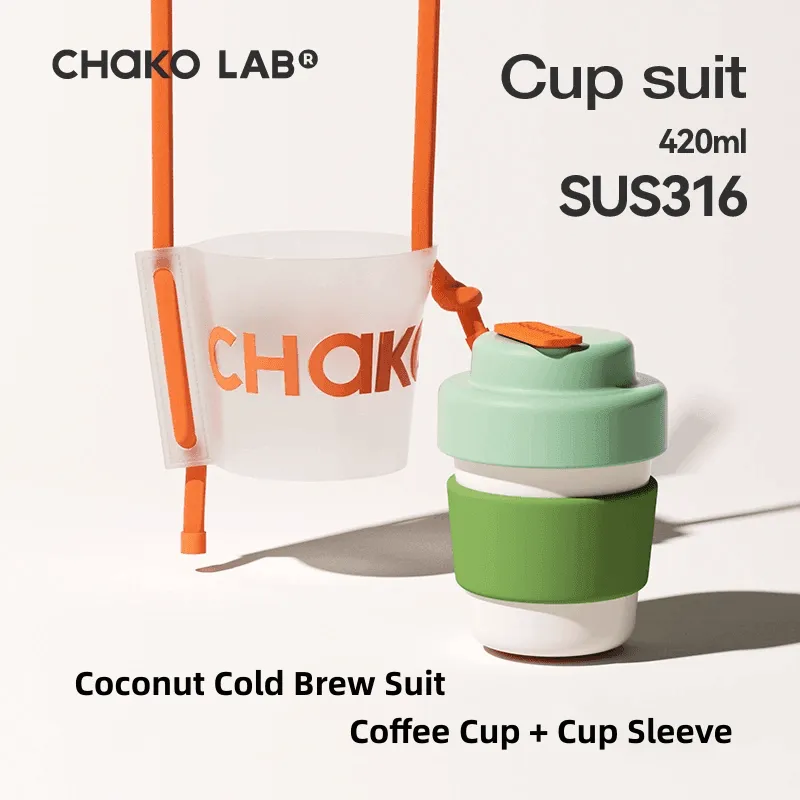 Chako Lab Kettle Ceramic Insulated Caffee Mug Water Bottle