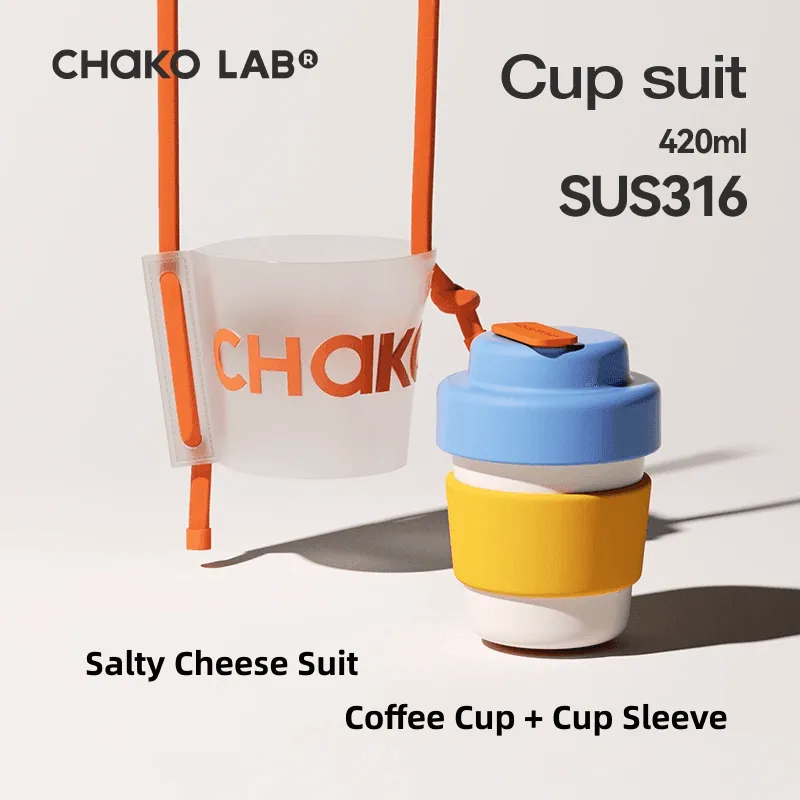 Chako Lab Kettle Ceramic Insulated Caffee Mug Water Bottle