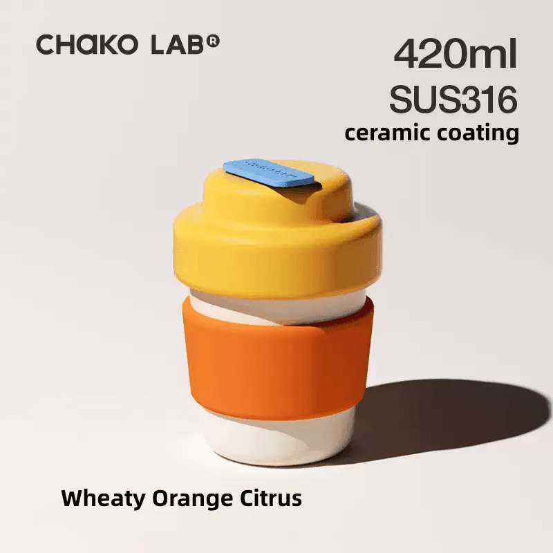 Chako Lab Kettle Ceramic Insulated Caffee Mug Water Bottle