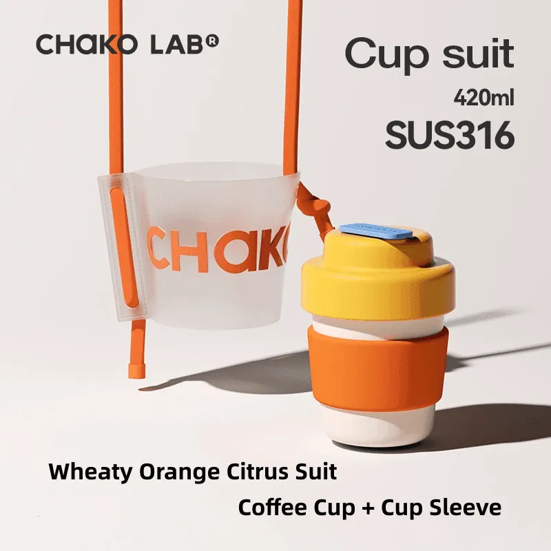 Chako Lab Kettle Ceramic Insulated Caffee Mug Water Bottle