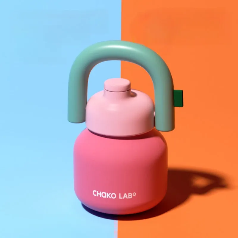 Chako Lab LinLin Kettle - 1000ml Colorful Stainless Steel Insulated Bottle | Dual Drink Mode | Portable & Fashionable Design