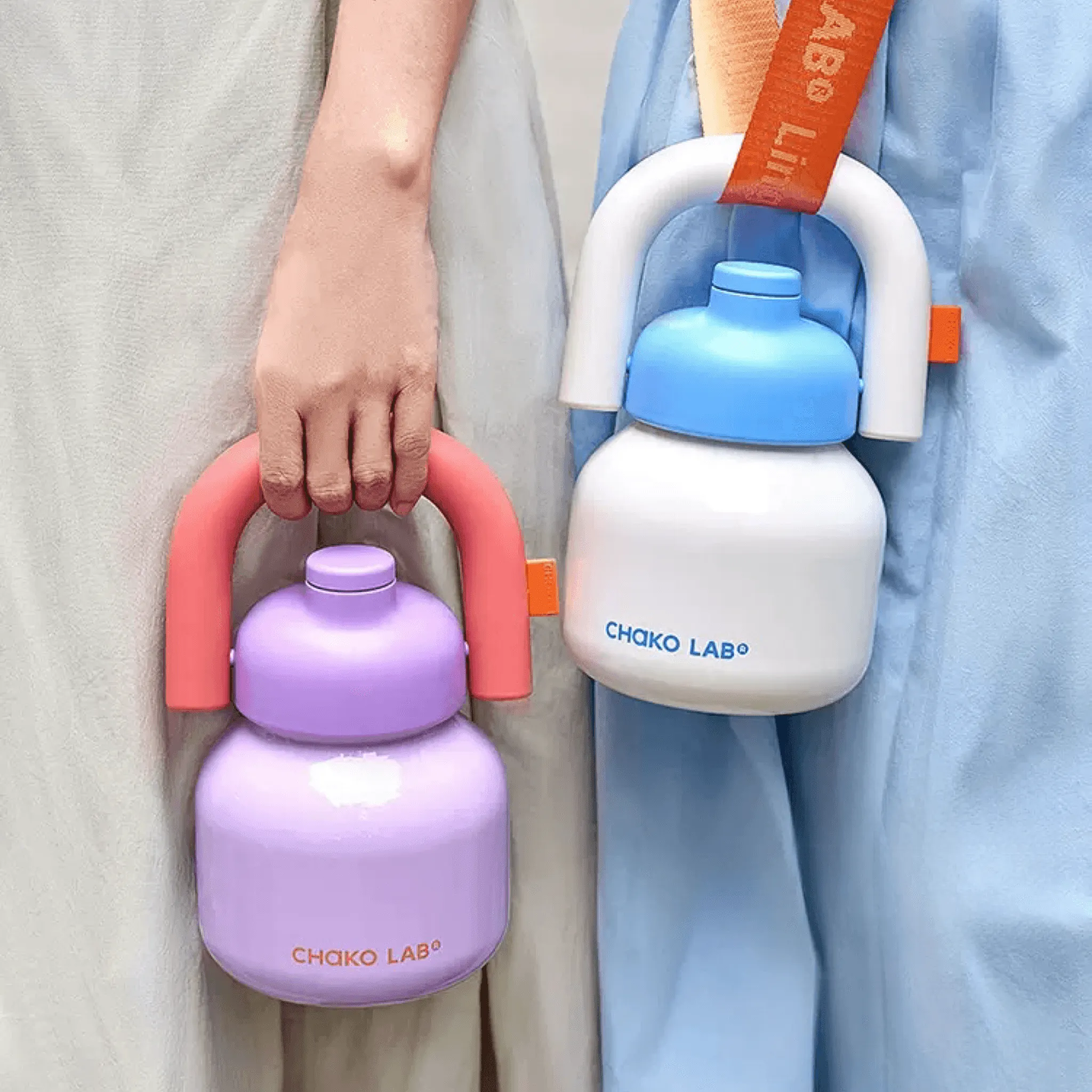 CHAKOLAB 1000ML LinLin Thermal and Cold Insulation Water Bottle - Portable Straw Bottle