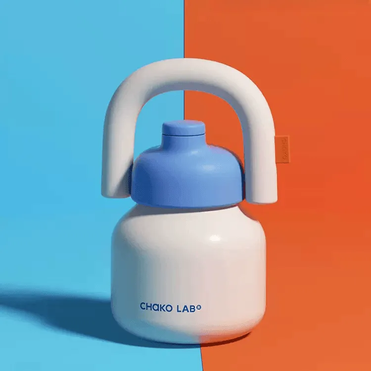 CHAKOLAB 1000ML LinLin Thermal and Cold Insulation Water Bottle - Portable Straw Bottle
