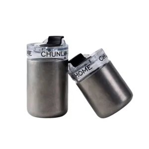 CHUN LIN Premium MENGRUI Insulated Mug – Leak-Proof, BPA-Free Stainless Steel Cup with Silicone Stopper for Hot & Cold Beverages (260/330ml)