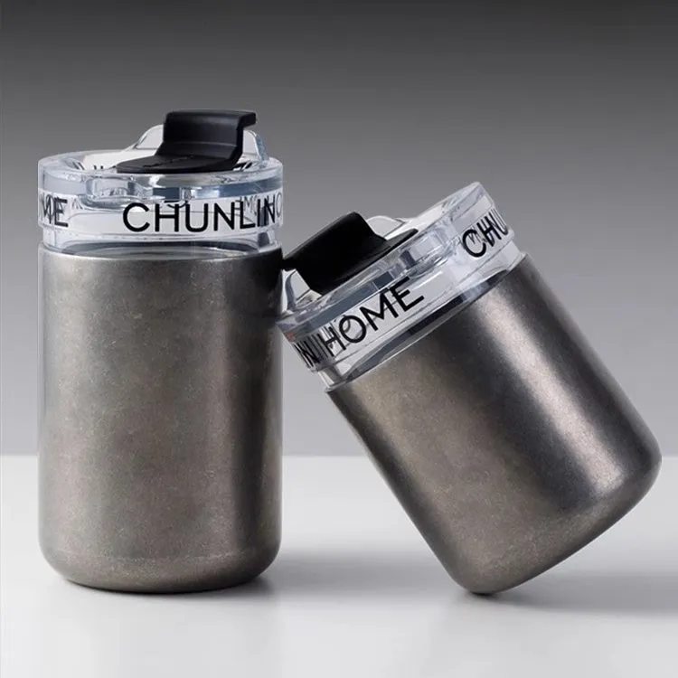 CHUN LIN Premium MENGRUI Insulated Mug – Leak-Proof, BPA-Free Stainless Steel Cup with Silicone Stopper for Hot & Cold Beverages (260/330ml)