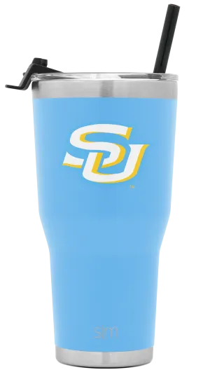 Collegiate Cruiser Tumbler with Flip Lid and Straw