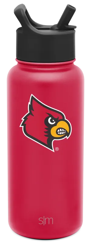 Collegiate Summit Water Bottle with Straw Lid