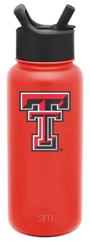 Collegiate Summit Water Bottle with Straw Lid