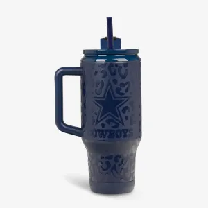 Dallas Cowboys 32 Oz Leopard Flip 'n' Sip Travel Mug