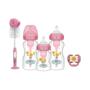 Dr. Brown's Natural Flow Options  Anti-Colic Baby Bottle Gift Set - Pink