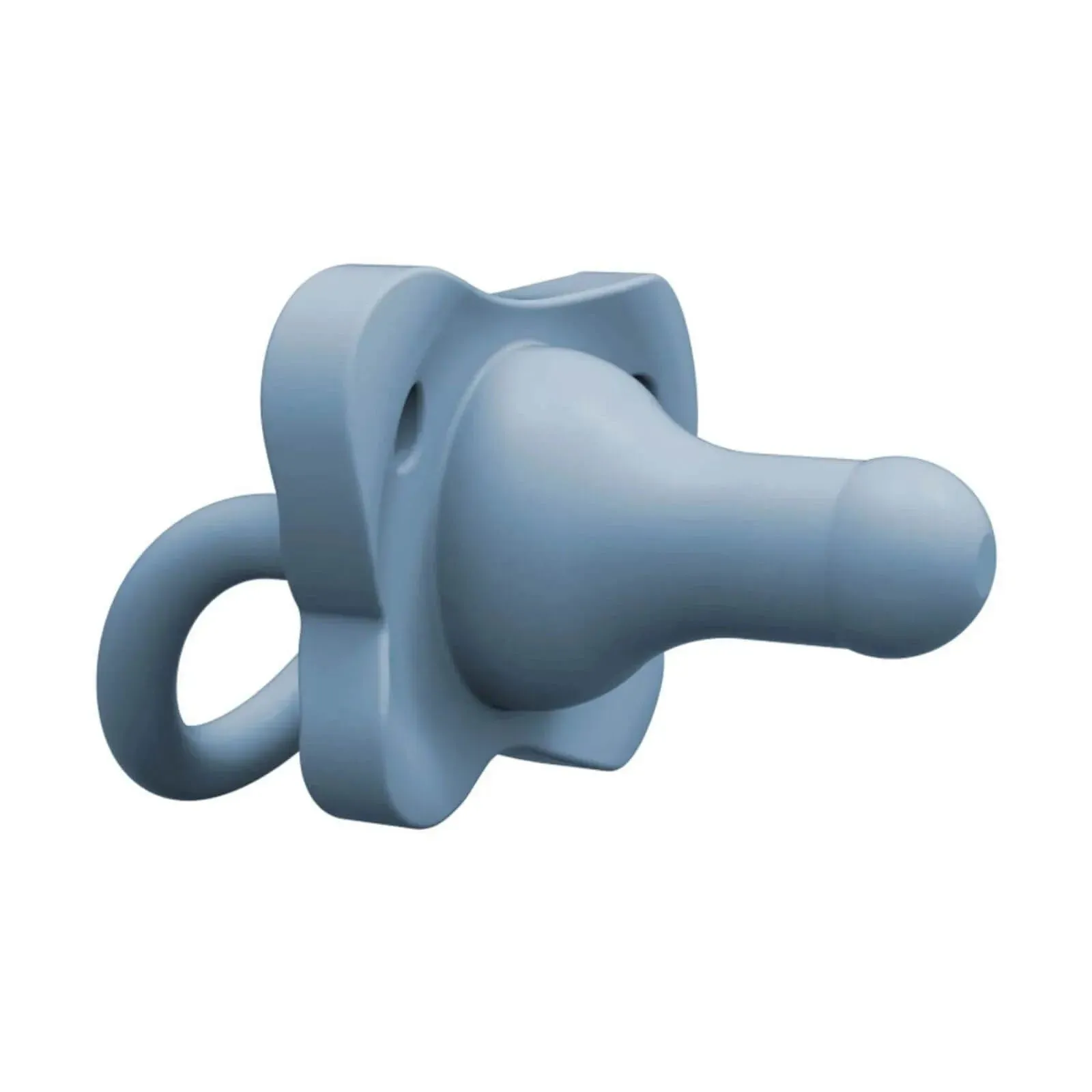 Dr. Brown's One Piece Silicone Soother 0  months Pack of 2 - Blue