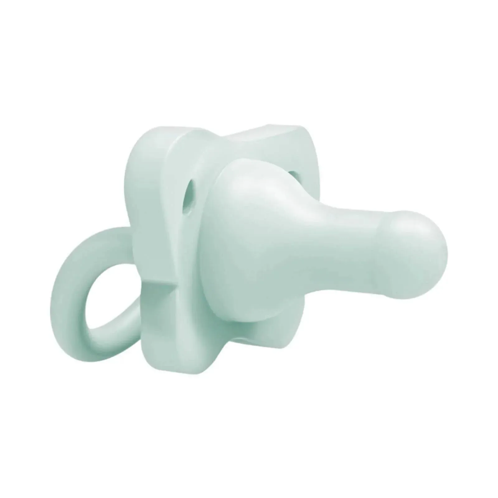 Dr. Brown's One Piece Silicone Soother 0  months Pack of 2 - Blue