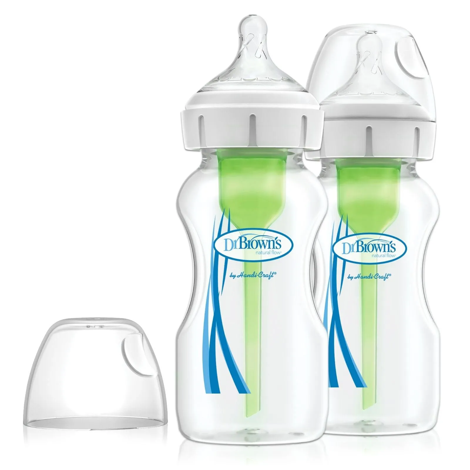 Dr. Brown's Options  Anti-Colic Wide Neck Baby Bottle 270 ml Pack of 2