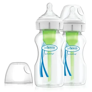 Dr. Brown's Options  Anti-Colic Wide Neck Baby Bottle 270 ml Pack of 2