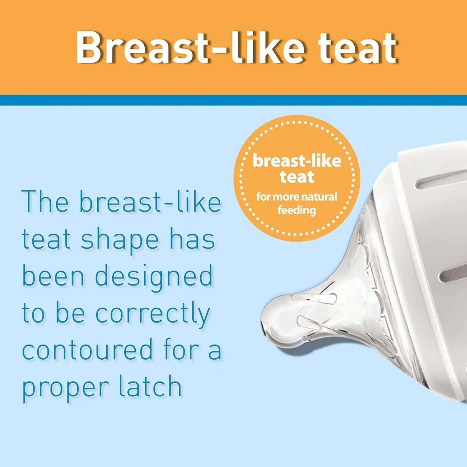 Dr. Brown's Options  Baby Bottle Teats Level 3 Wide Neck 6  months Pack of 2