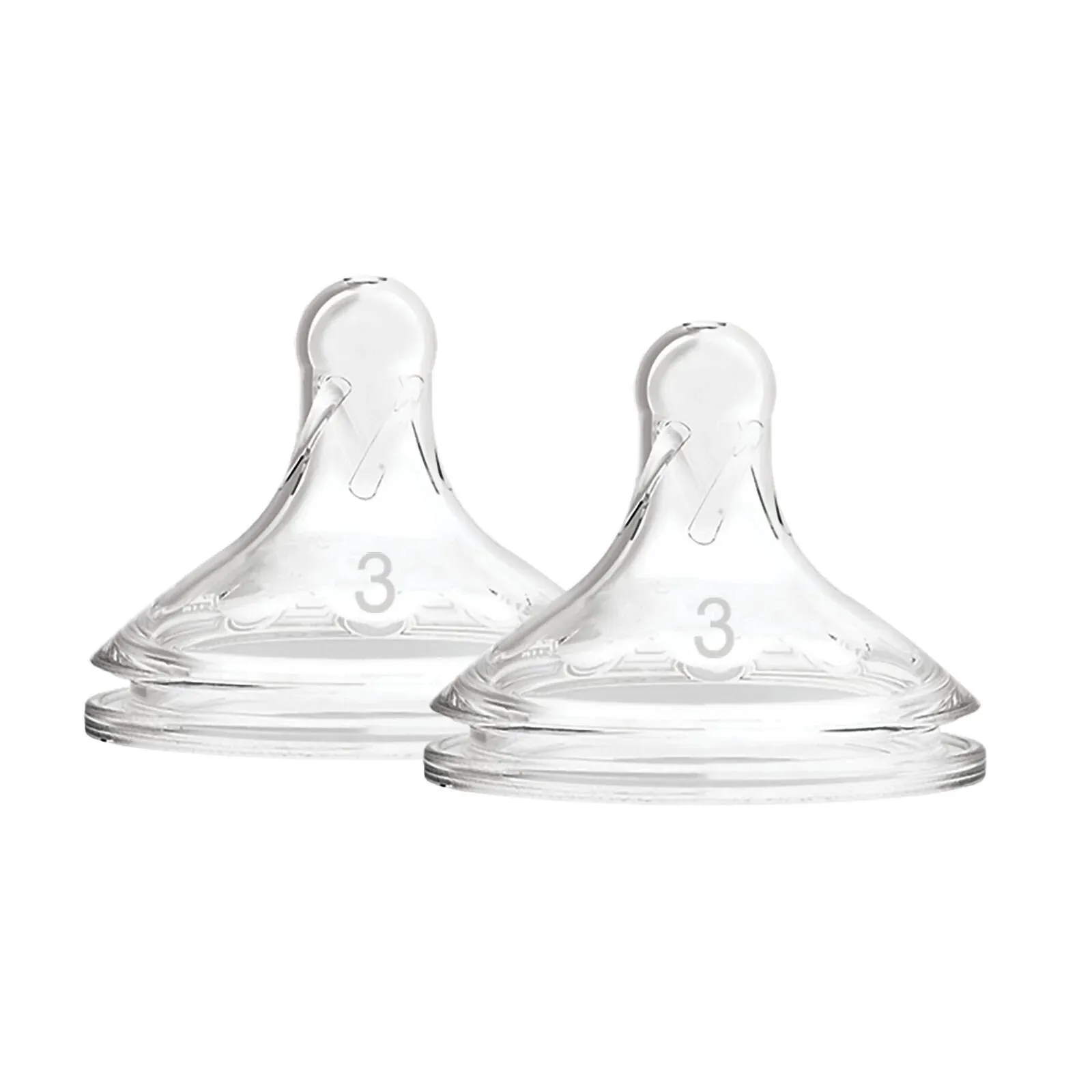 Dr. Brown's Options  Baby Bottle Teats Level 3 Wide Neck 6  months Pack of 2
