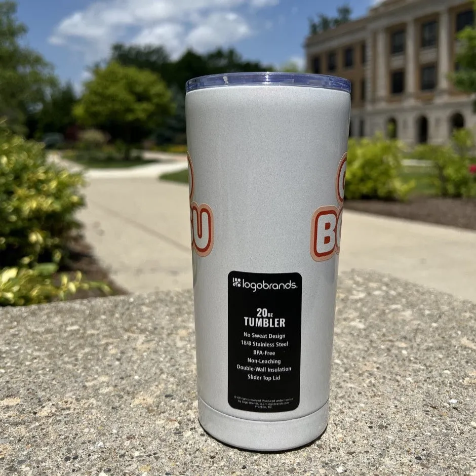 Go BGSU Sparkly Tumbler