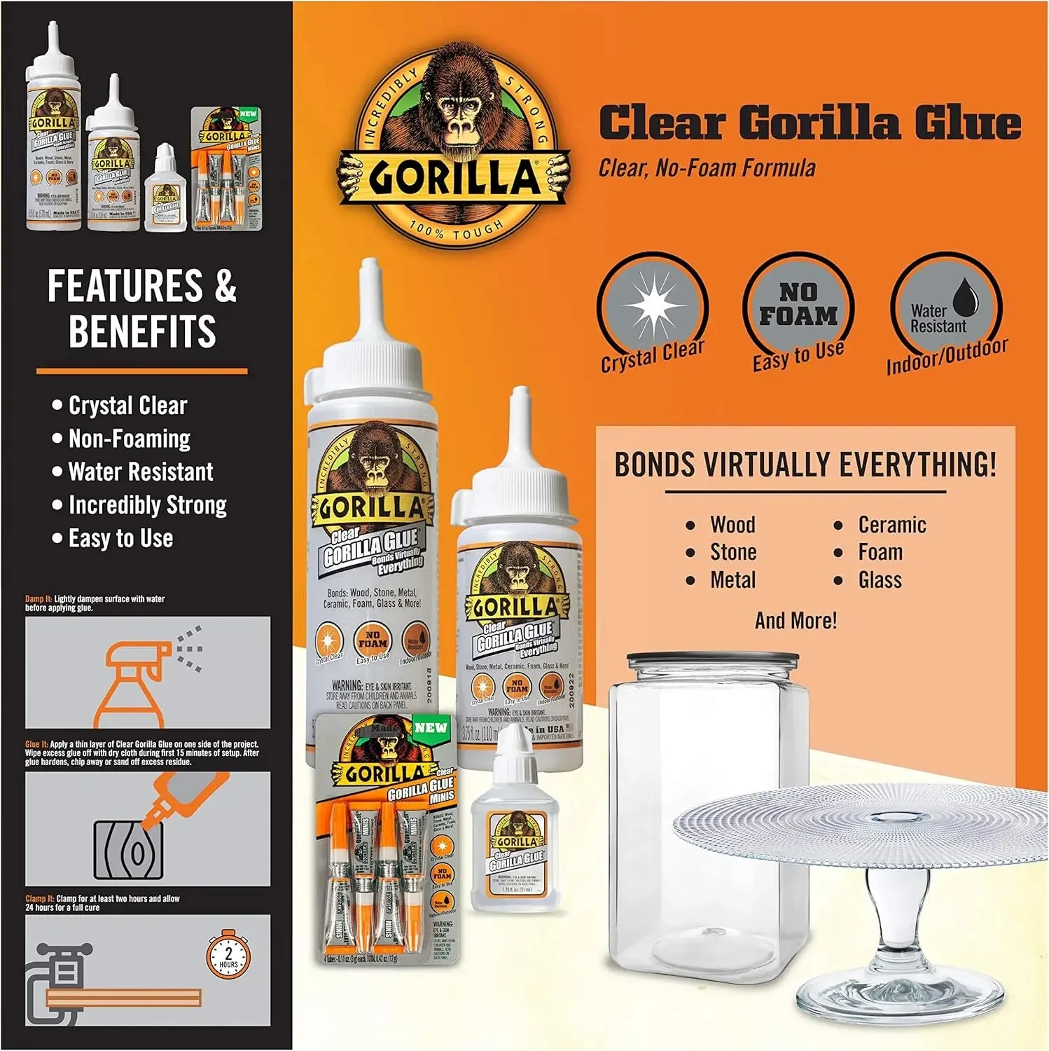 Gorilla 4510103 - Clear Glue 1.75oz