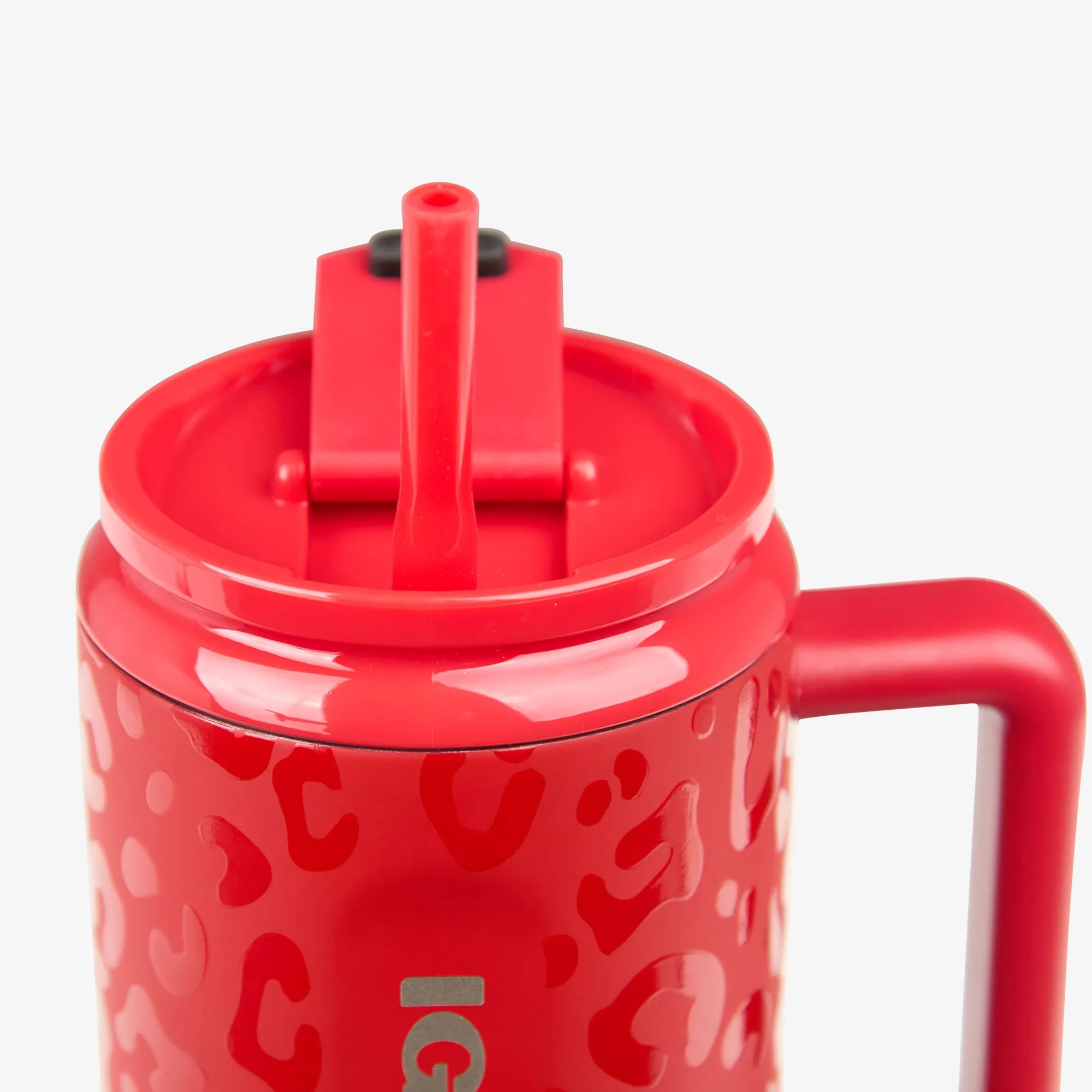 Kansas City Chiefs 32 Oz Leopard Flip 'n' Sip Travel Mug