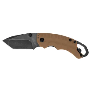 Kershaw Pocket Knife - Shuffle II American Tanto Blade Tan Handle | KW8750TTANBW